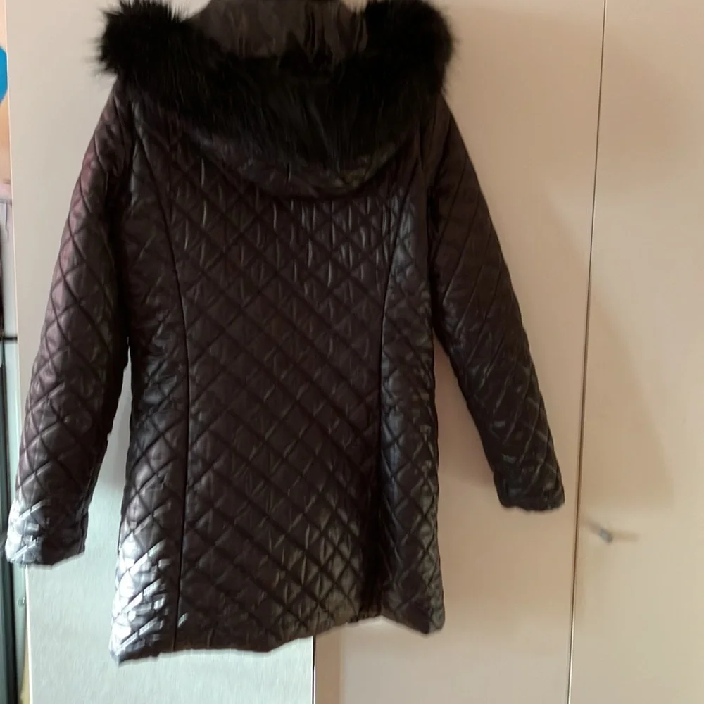 Black Ivanka Trump coat size Medium - Picture 2 of 4